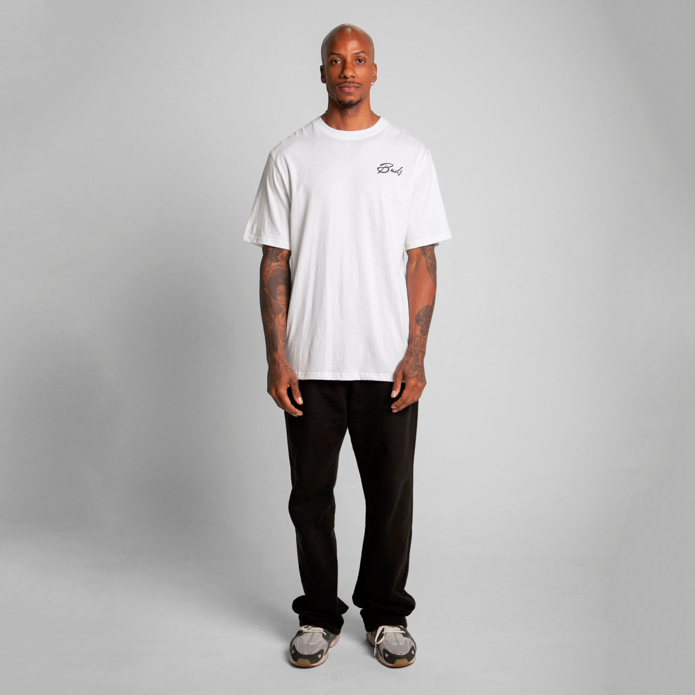 Camiseta Regular Fit Blanca Buds