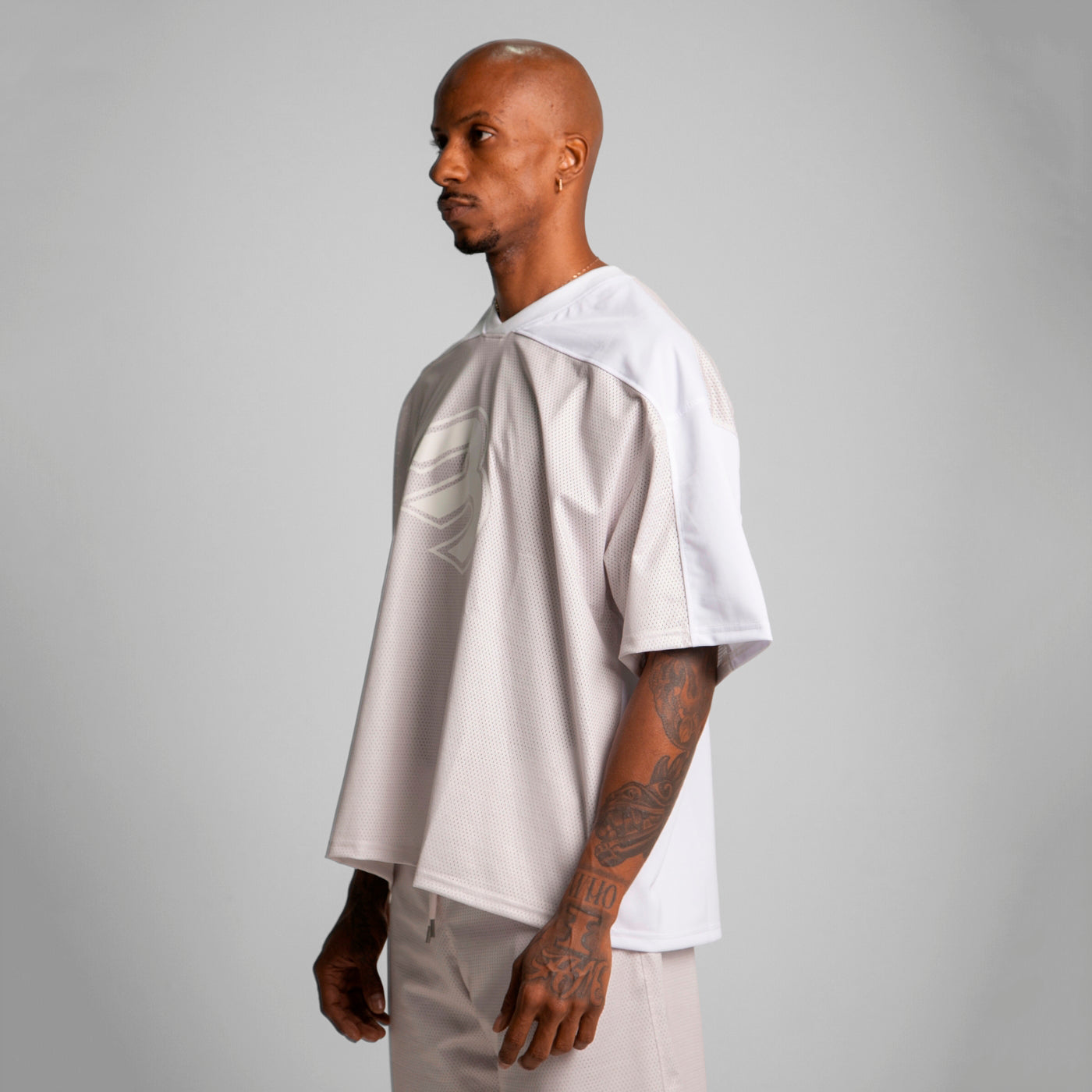 Camiseta Malla Beisbolera Beige Buds