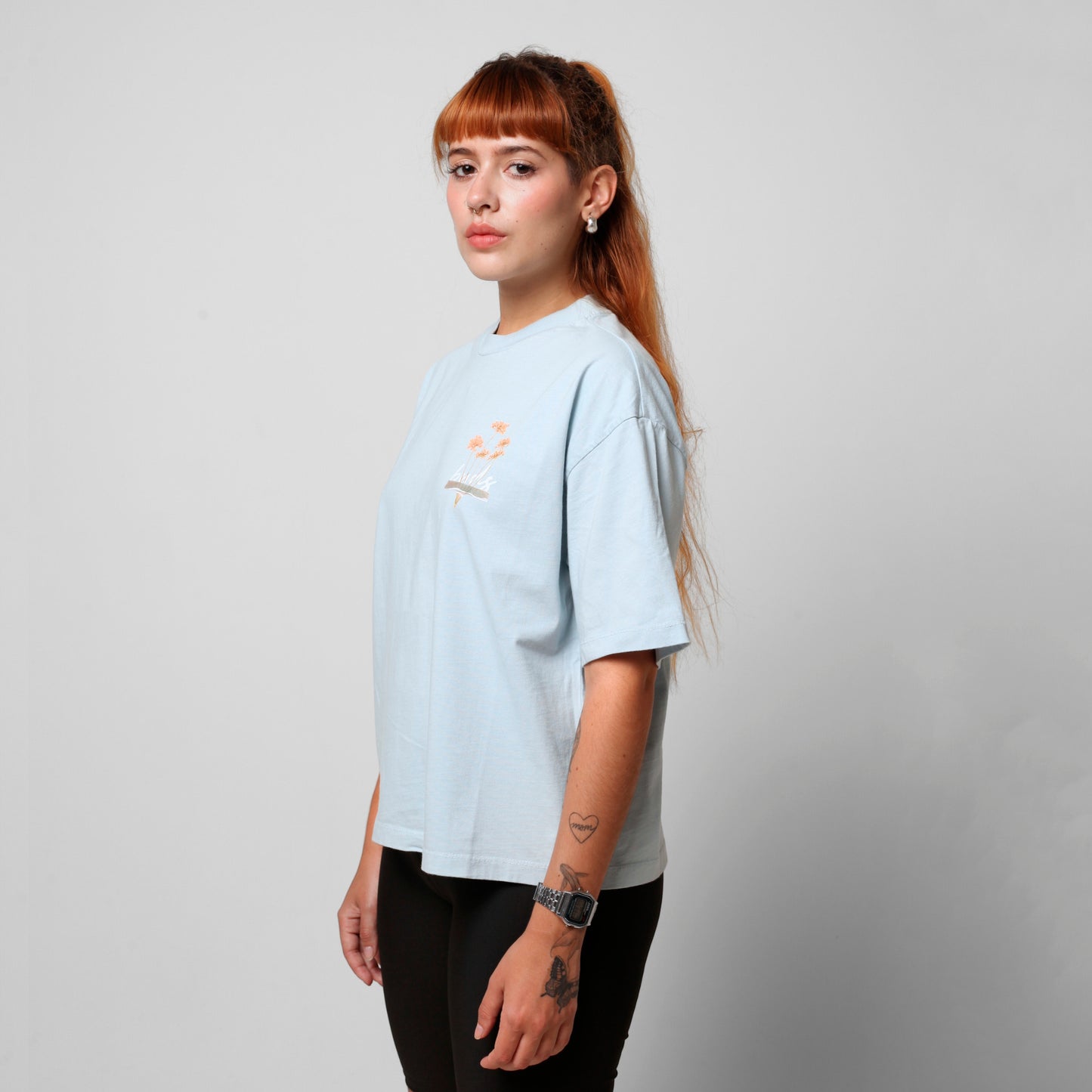 Camiseta Mujer Azul Buds