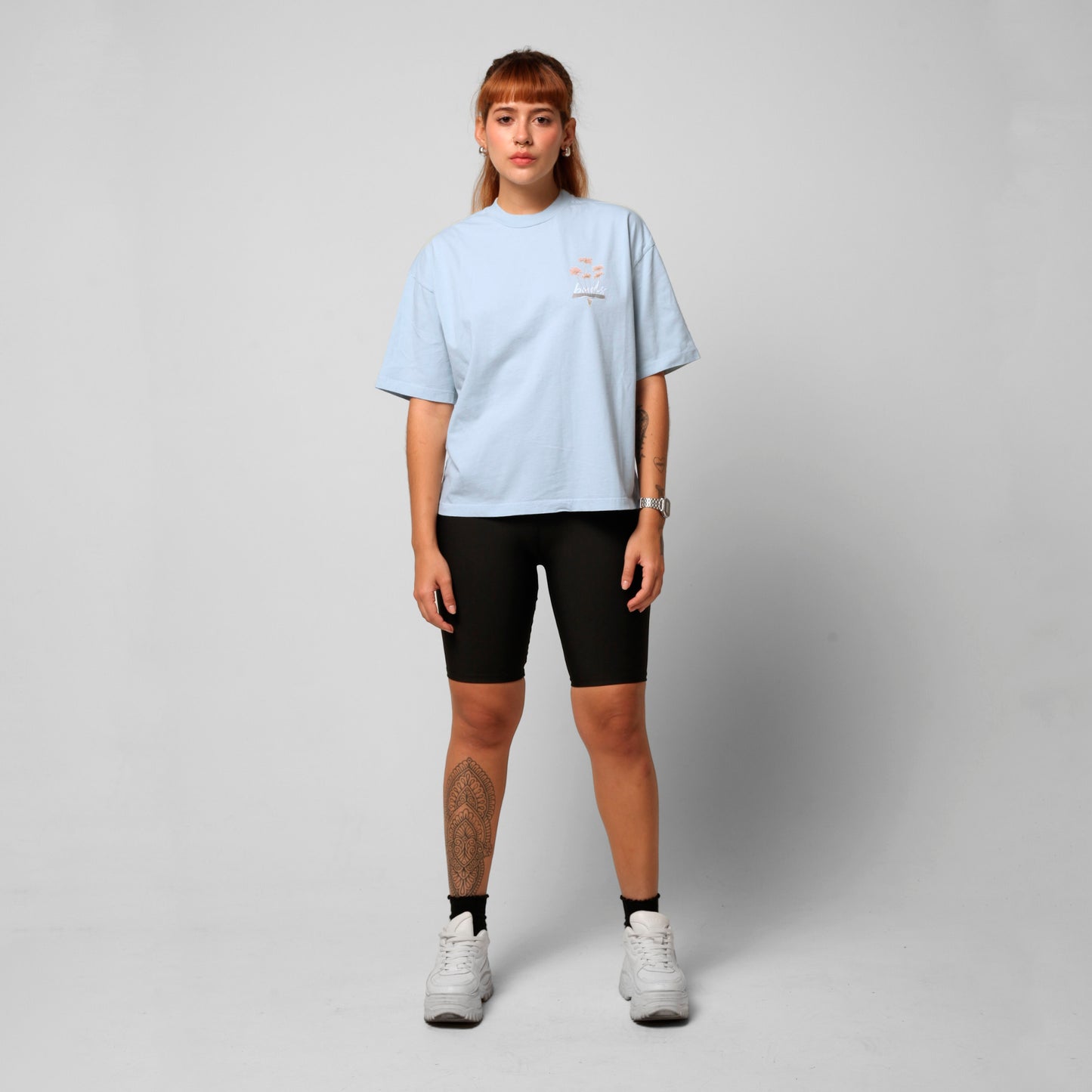 Camiseta Mujer Azul Buds