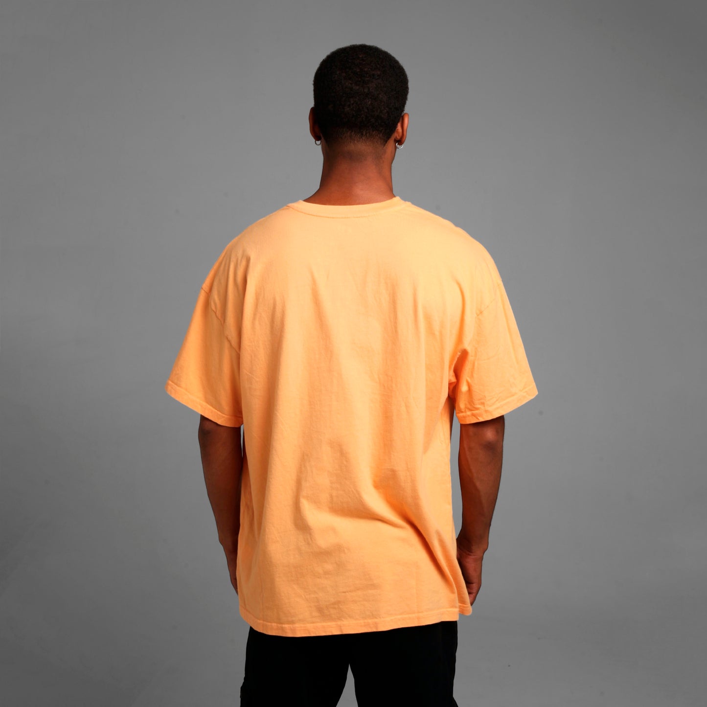 Camiseta Oversize Hombre Mandarina 200G