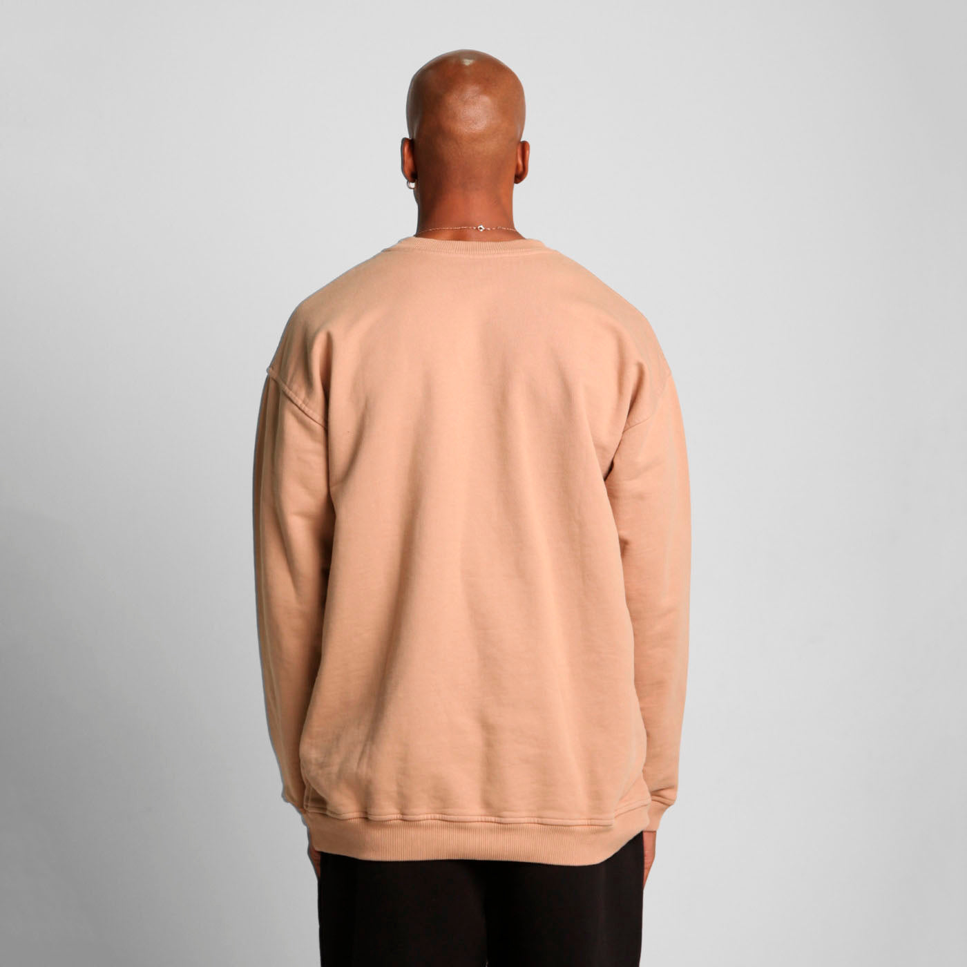 Buzo Crewneck Beige Tela Alto Gramaje 400G