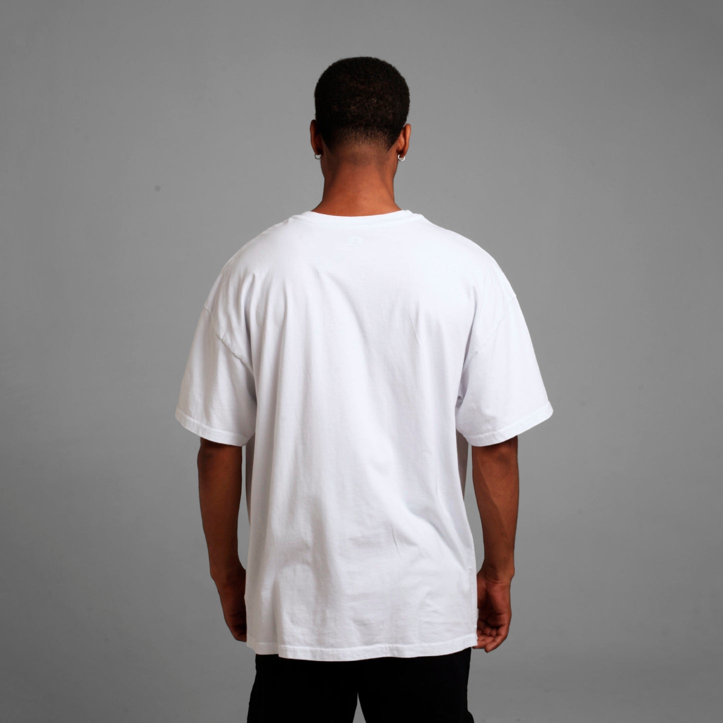 Camiseta Oversize Hombre Blanca 200G