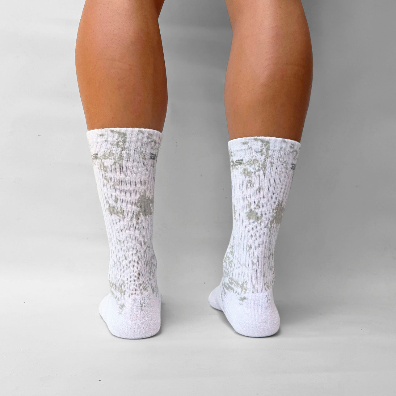 Medias Canilleras Blancas Manchas Buds