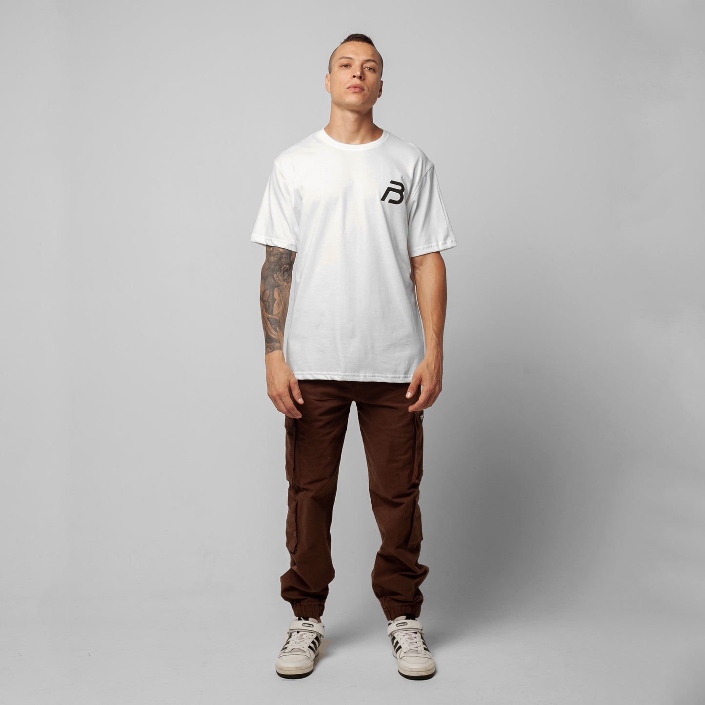 Camiseta Regular Hombre Crema Buds