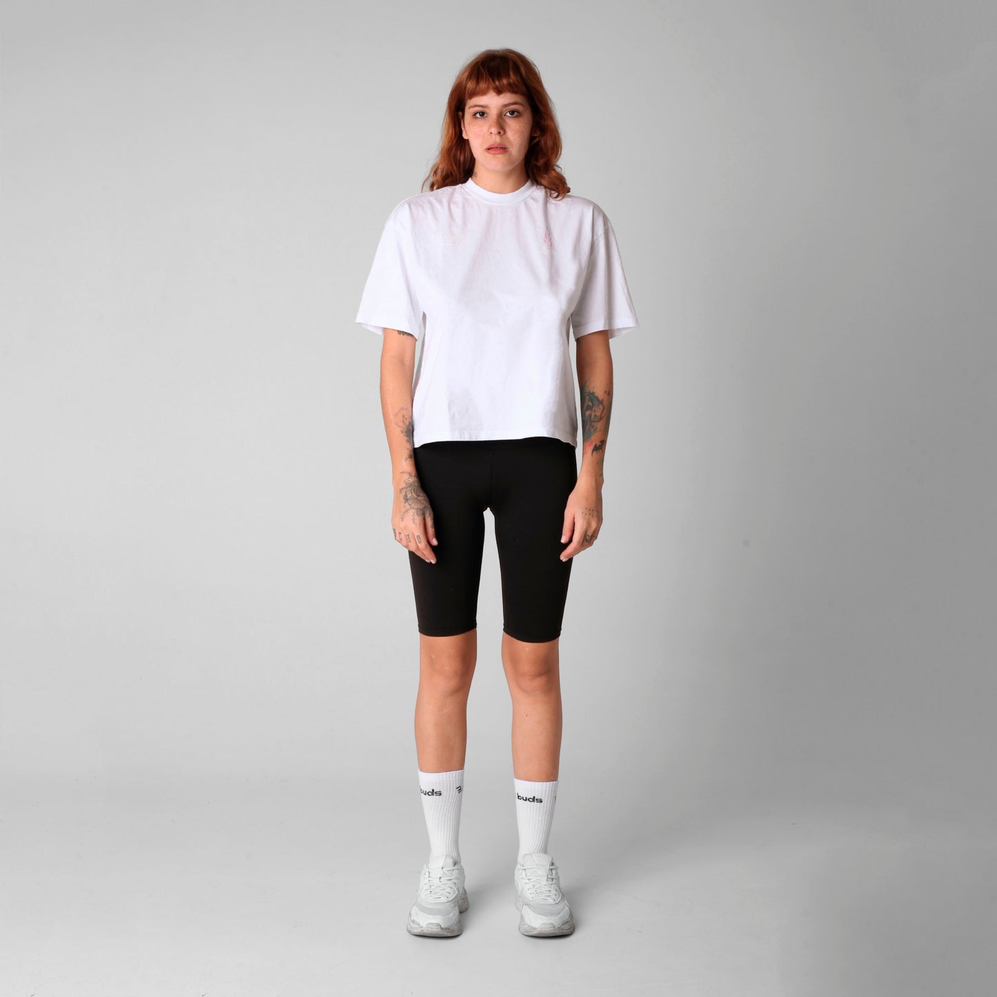 Camiseta Mujer Blanca Buds