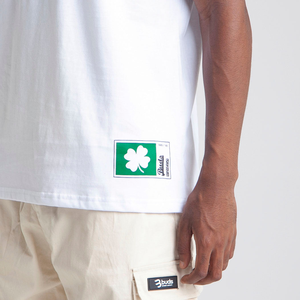 Camiseta Regular Fit Blanca Buds