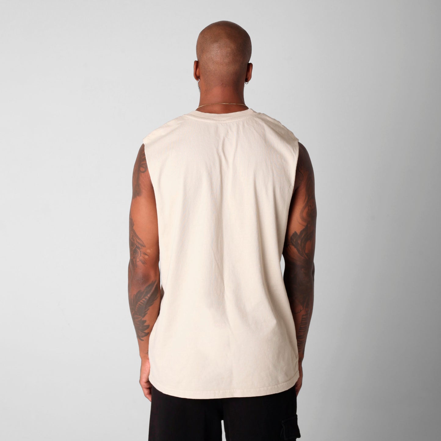 Camisilla Oversize Hombre Beige Buds