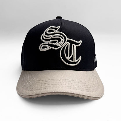 Gorra Negra con Teja Beige Buds