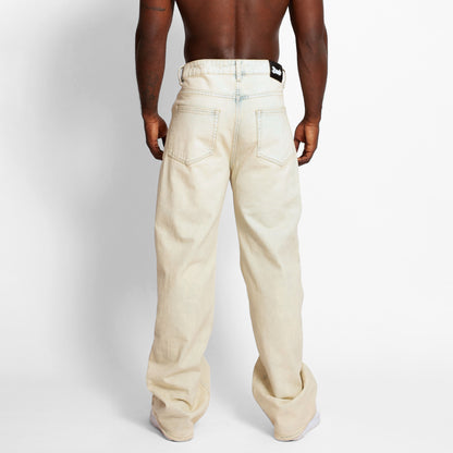 Jean Denim Flare Hombre Dirty Buds