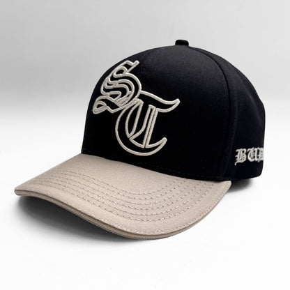 Gorra Negra con Teja Beige Buds