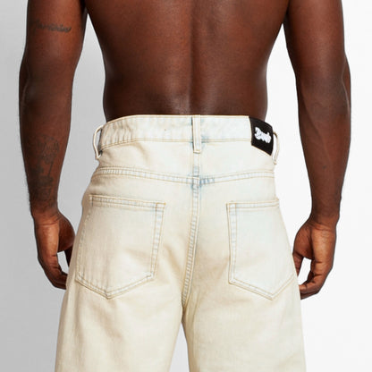 Jean Denim Flare Hombre Dirty Buds