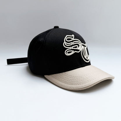 Gorra Negra con Teja Beige Buds
