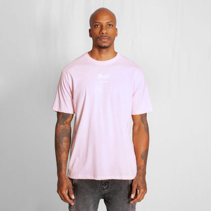 Camiseta Regular Hombre Rosada Buds