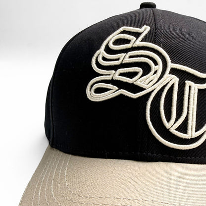 Gorra Negra con Teja Beige Buds