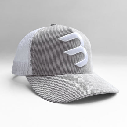Gorra Gris Malla Blanca Buds