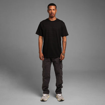 Camiseta Regular Fit Negra Buds