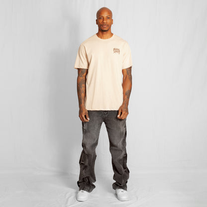 Camiseta Regular Hombre Beige Buds