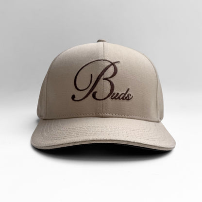 Gorra Beige con Teja Chocolate Adentro Buds