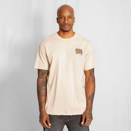 Camiseta Regular Hombre Beige Buds