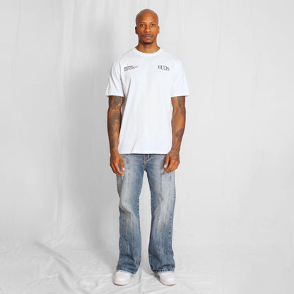 Camiseta Regular Hombre Blanca Buds