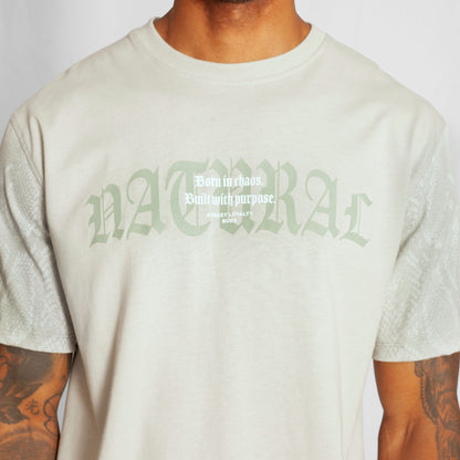 Camiseta Regular Hombre Verde Claro Buds