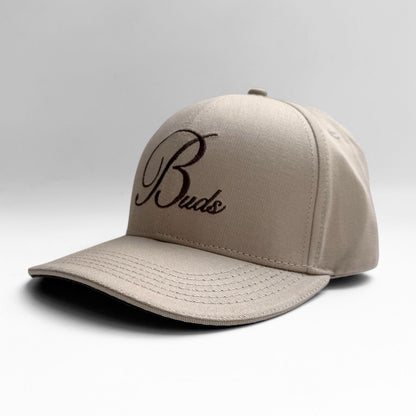 Gorra Beige con Teja Chocolate Adentro Buds