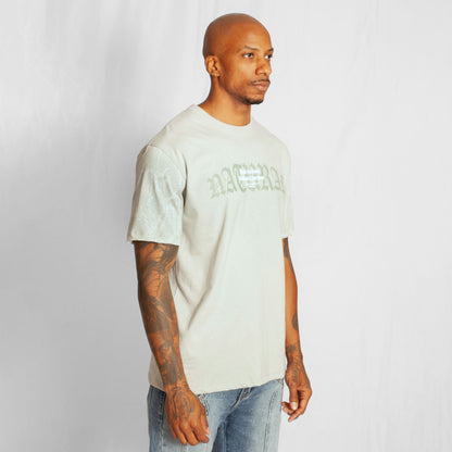 Camiseta Regular Hombre Verde Claro Buds
