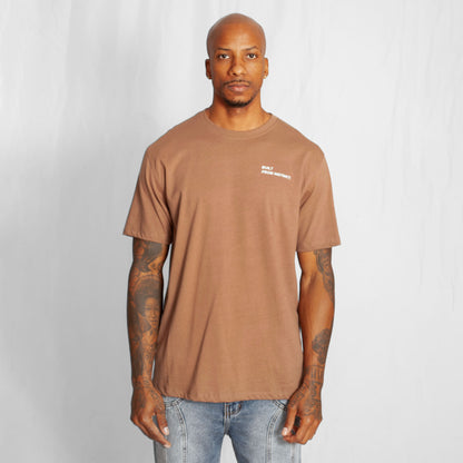 Camiseta Regular Hombre Café Buds
