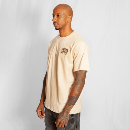 Camiseta Regular Hombre Beige Buds