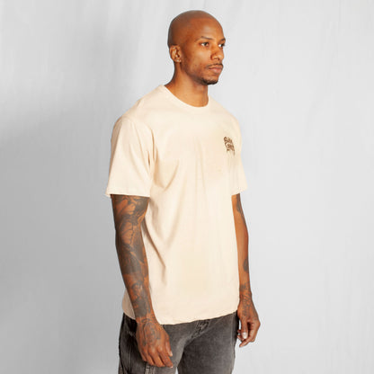 Camiseta Regular Hombre Beige Buds