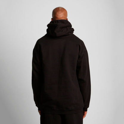 Buzo Hoodie Negro Tela Alto Gramaje 400G