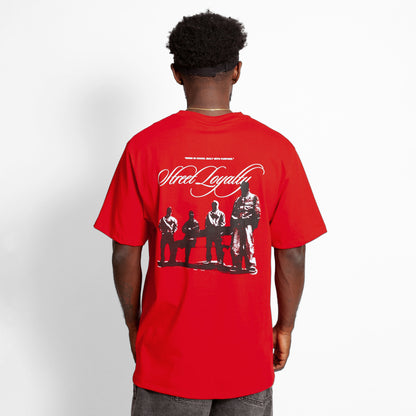 Camiseta Regular Hombre Roja Buds