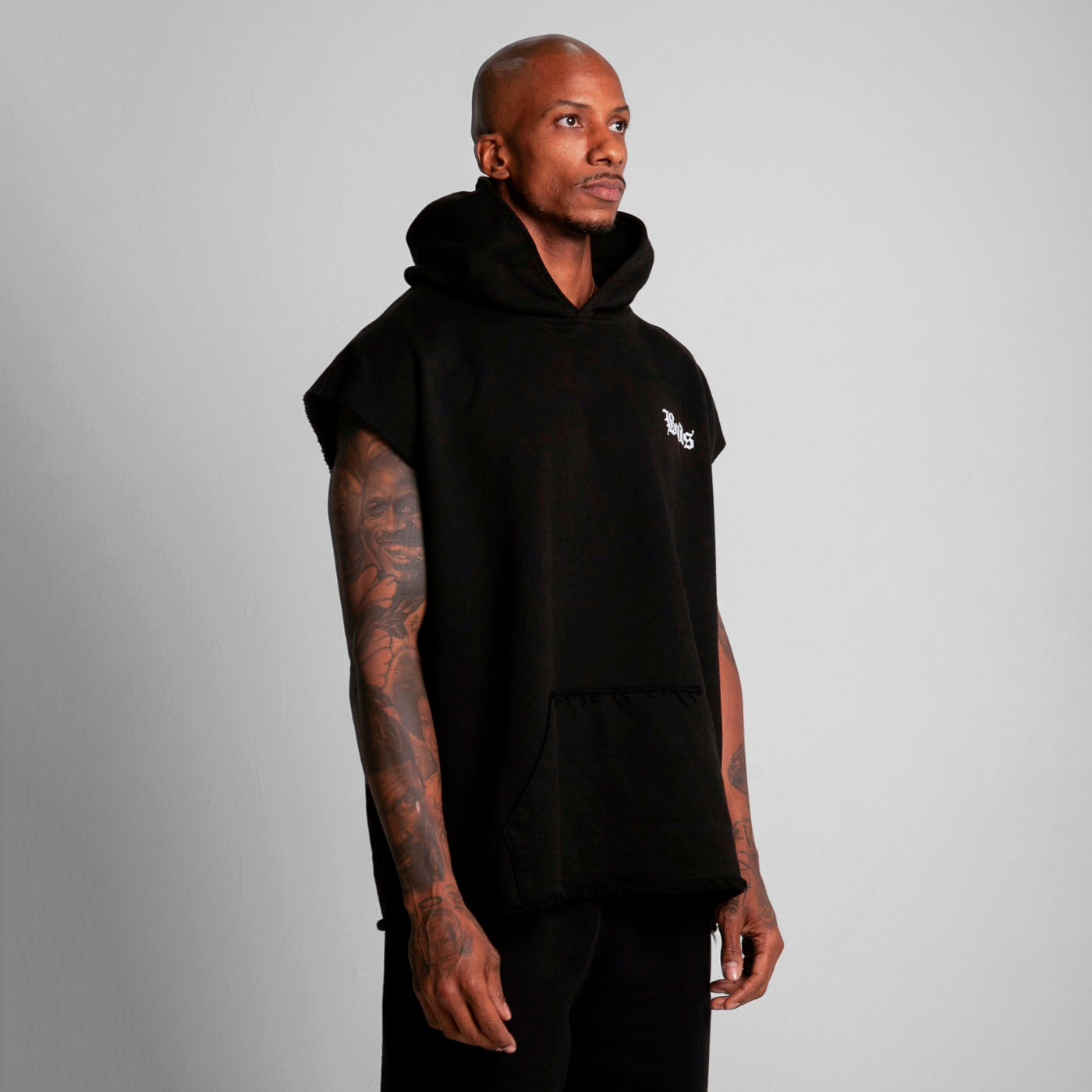 Chaleco Oversize Unisex Negro Buds