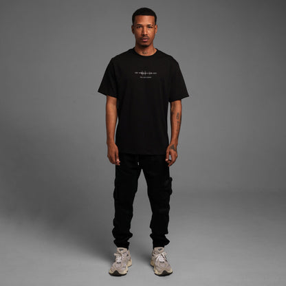 Camiseta Regular Fit Negra Buds