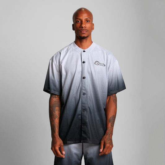 Camisa Malla Beisbolera Degradé Gris Buds