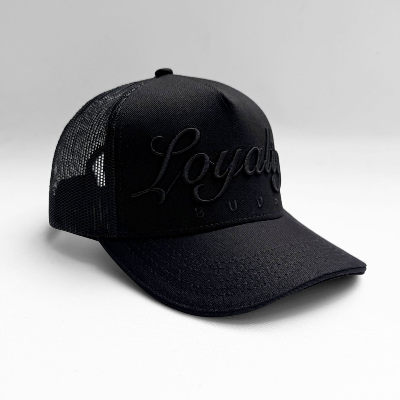 Gorra Negra Malla Buds