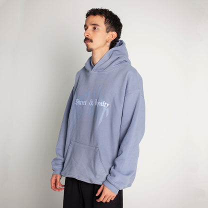 Buzo Hoodie Azul Tela Alto Gramaje 400G