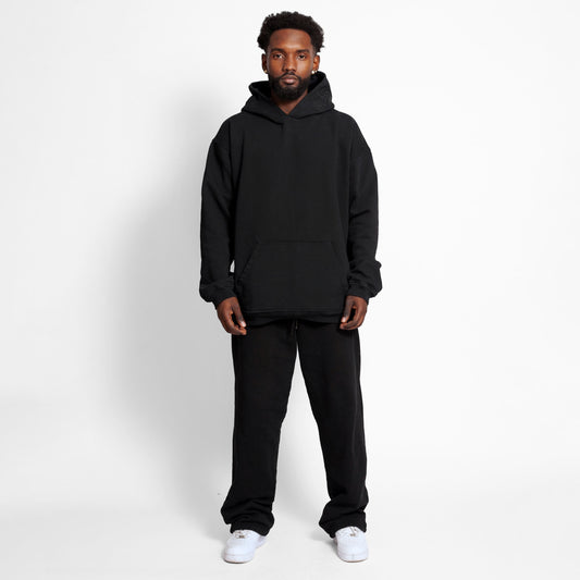 Set Buzo Hoodie y Sudadera Negro