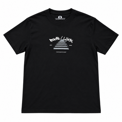 Camiseta Regular Fit Hombre Negra Buds