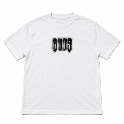 Camiseta Regular Fit Hombre Blanca Buds