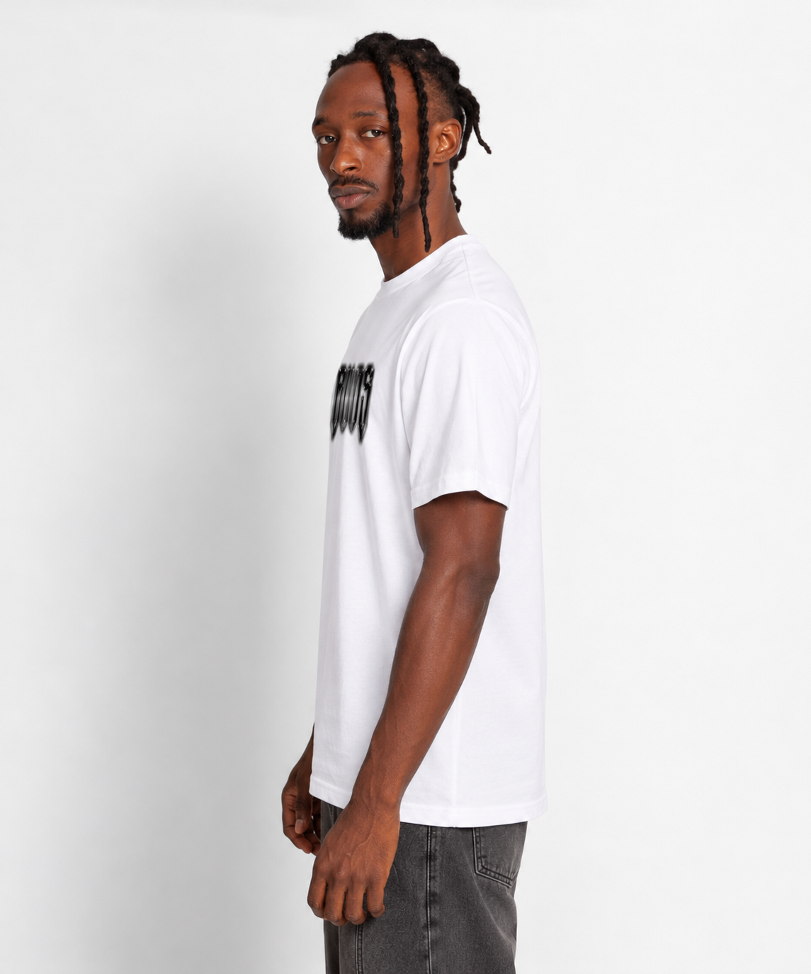 Camiseta Regular Fit Hombre Blanca Buds