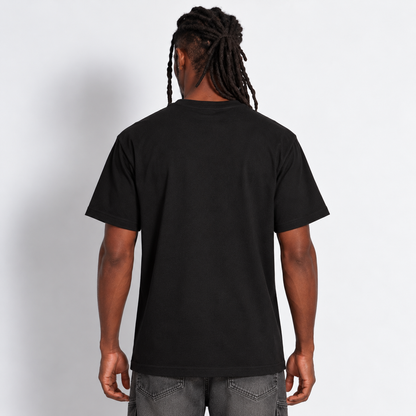 Camiseta Regular Fit Hombre Negra Buds