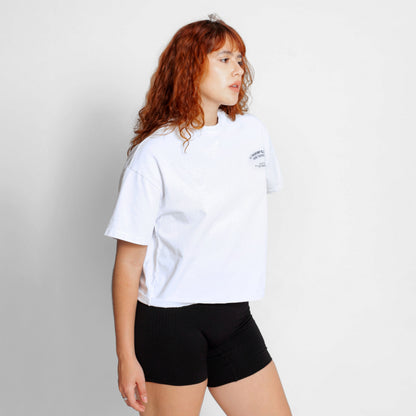 Camiseta Oversize Mujer Blanca Buds