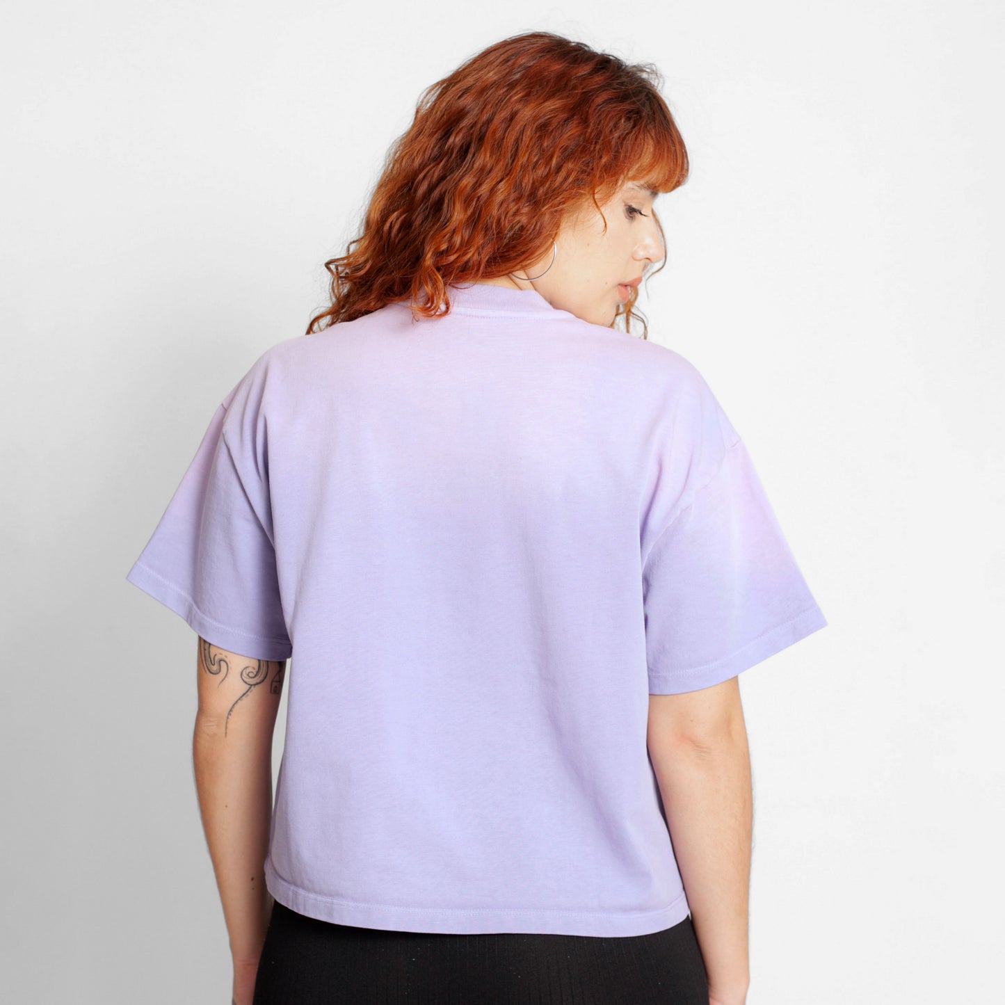 Camiseta Oversize Mujer Lila Degradé Buds