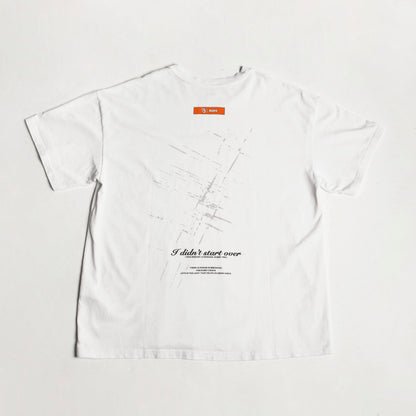 Camiseta Oversize Hombre Blanca Alto Gramaje 250G