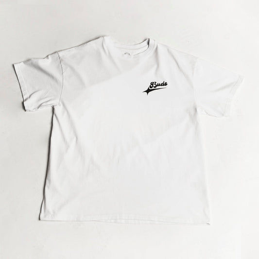 Camiseta Oversize Hombre Blanca Alto Gramaje 250G