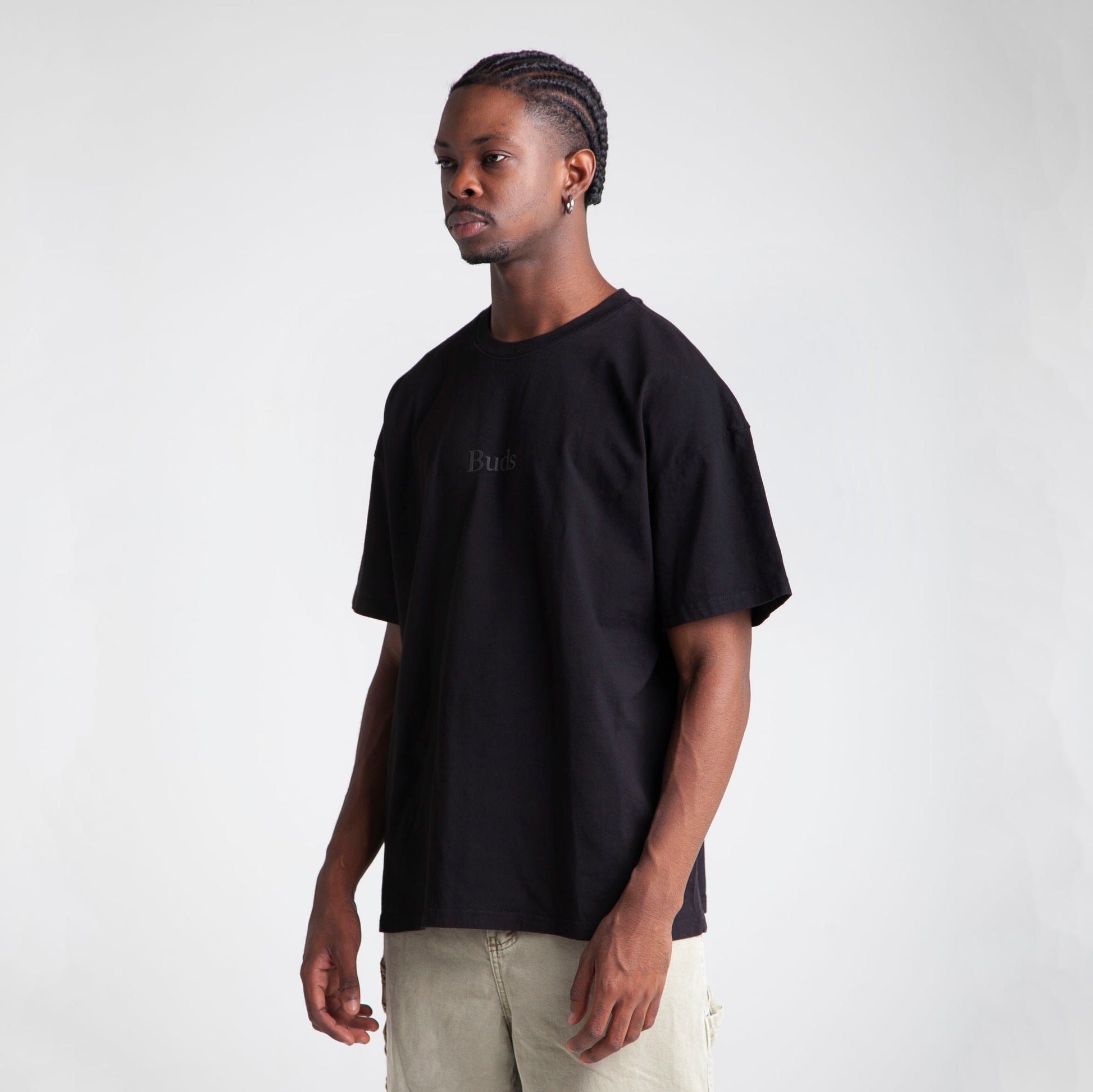 De Dragon En Camiseta Negra Oversize Hombre Espalda Camiseta