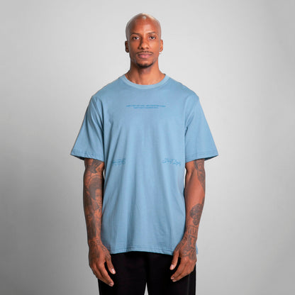 Camiseta Regular Fit Azul Buds