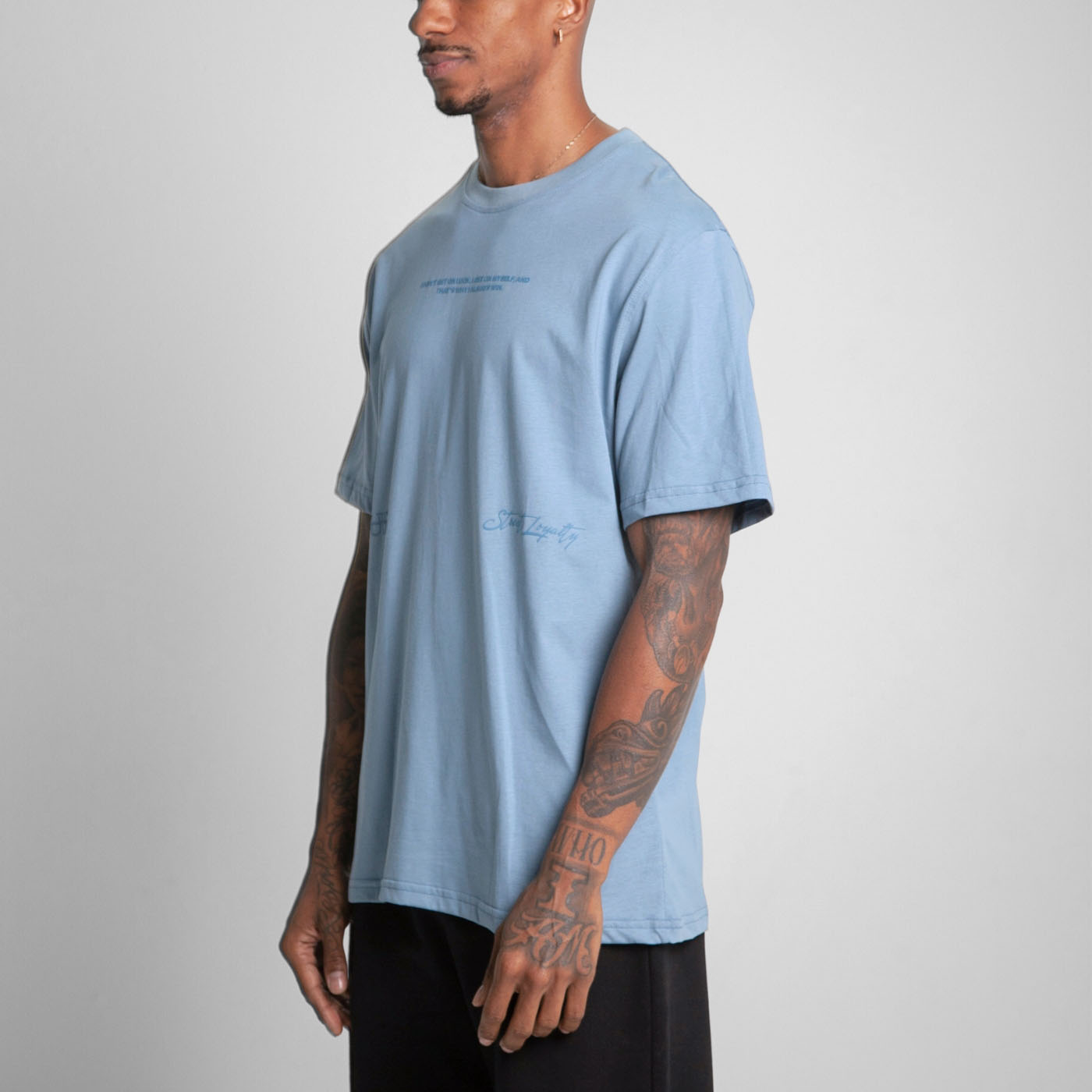 Camiseta Regular Fit Azul Buds